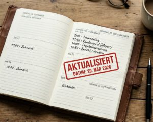 Terminkalender aktualiesiert